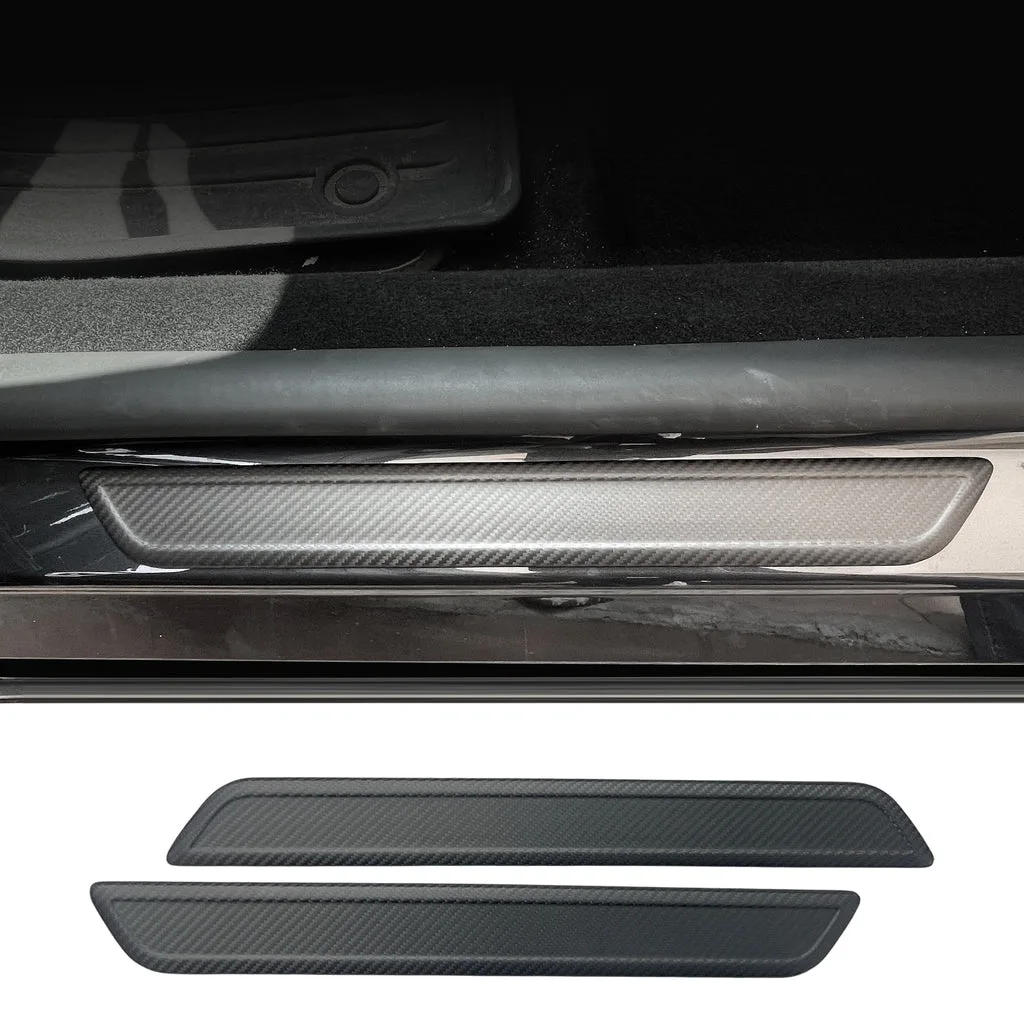 Tesla Model Y Juniper Door Sill Protector Door Sill Threshold Scuff Plate Trim Aapexgear® 4Pcs