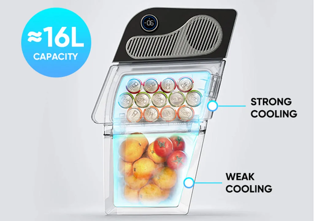 Tesla Model Y Trunk Fridge Hidden Cooler Car Mini Refrigerator Aapexgear®