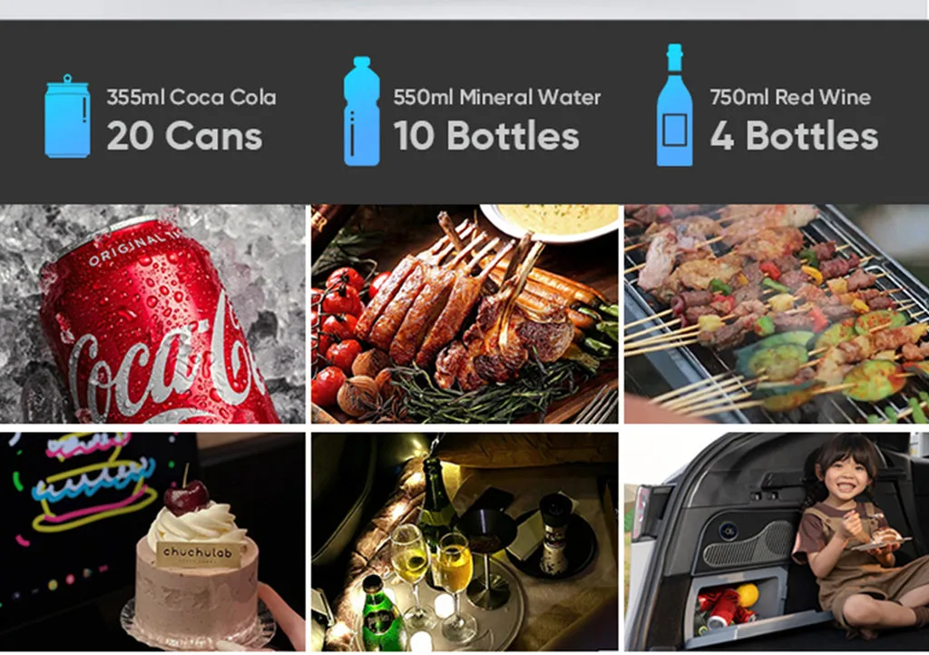Tesla Model Y Trunk Fridge Hidden Cooler Car Mini Refrigerator Aapexgear®