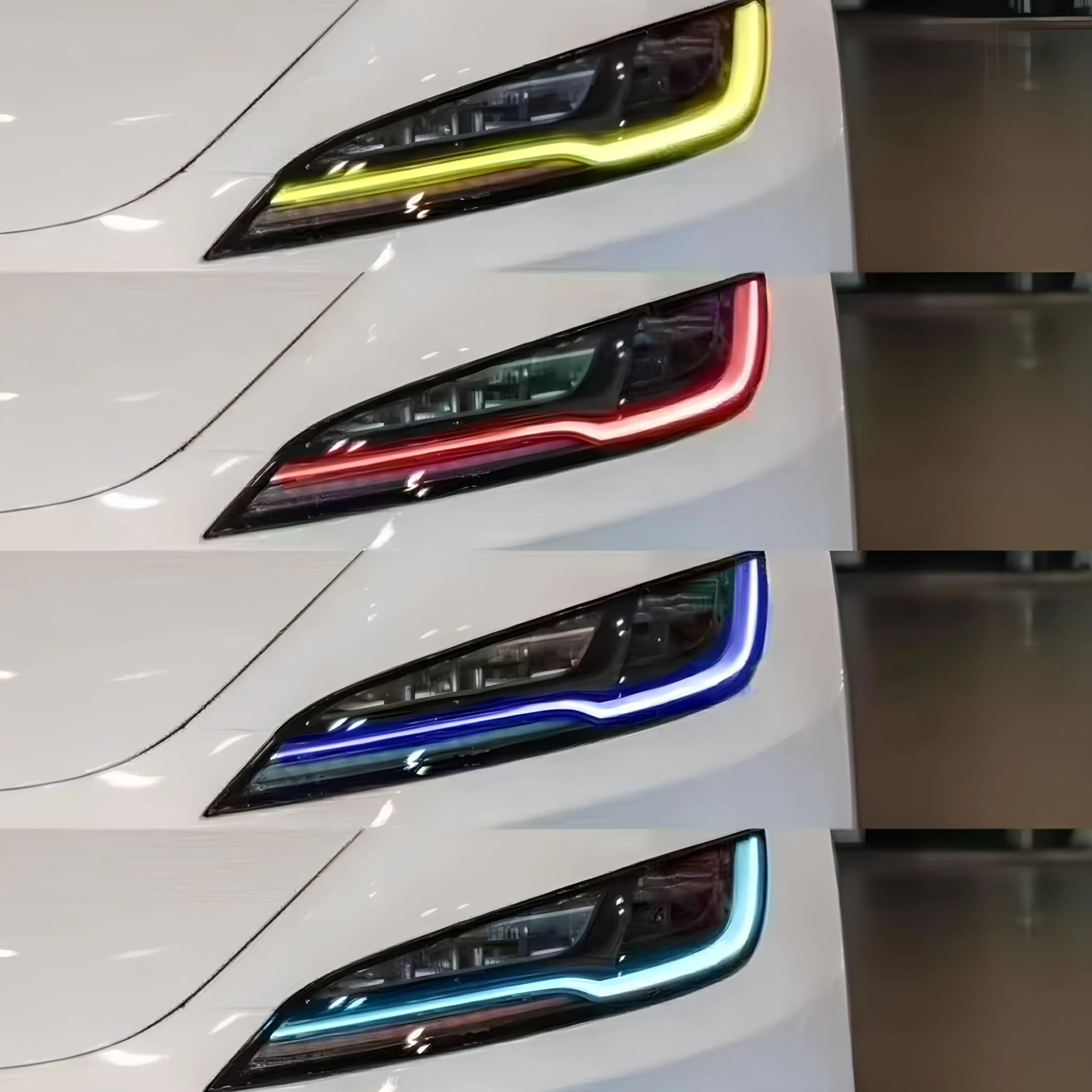 Model 3 Highland Exterior Accessories Daytime Running Light DRL Boards Headlight Aapexgear®