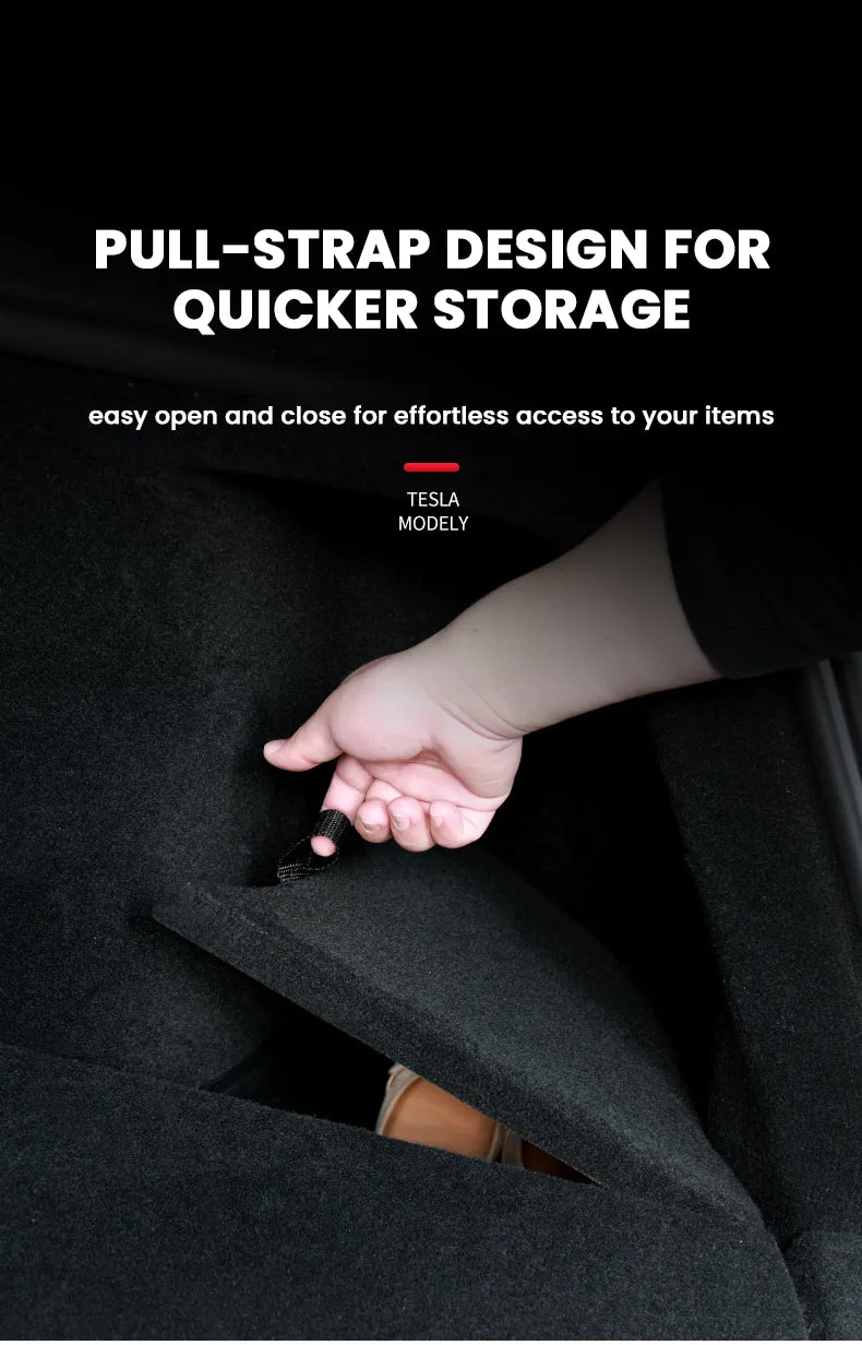 Tesla Model Y Juniper Interior Accessories Rear Trunk Organizer Storage Bins Aapexgear®