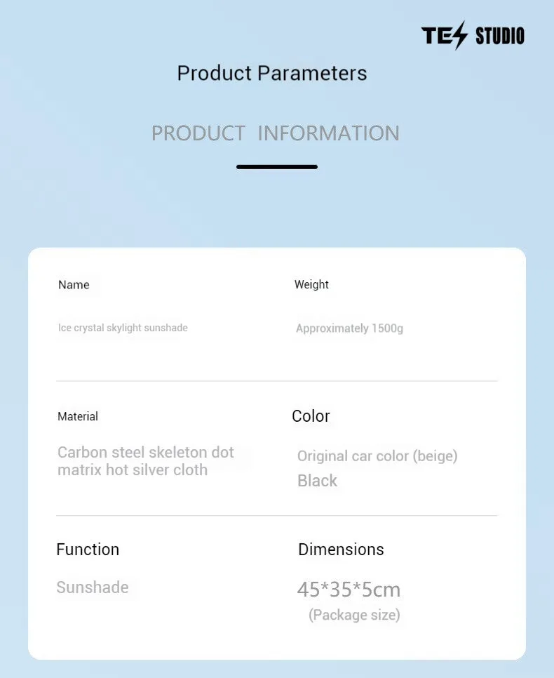 Tesla Model Y Juniper Crystal Mesh Sunshade  Model Y Juniper Sunshade Roof Shade Interior Accessories Aapexgear®