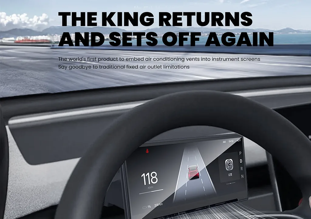Tesla Model 3/3 Highland Model Y/Y Juniper F9 Pro CarPlay Screen Dashboard Display Aapexgear®