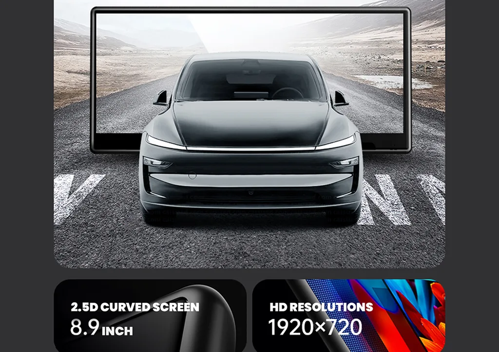 Tesla Model 3/3 Highland Model Y/Y Juniper F9 Pro CarPlay Screen Dashboard Display Aapexgear®