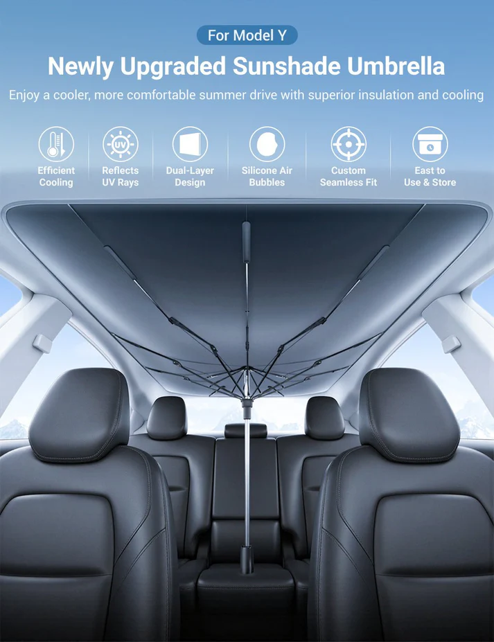 Sunroof Sunshade Umbrella for Tesla Model Y