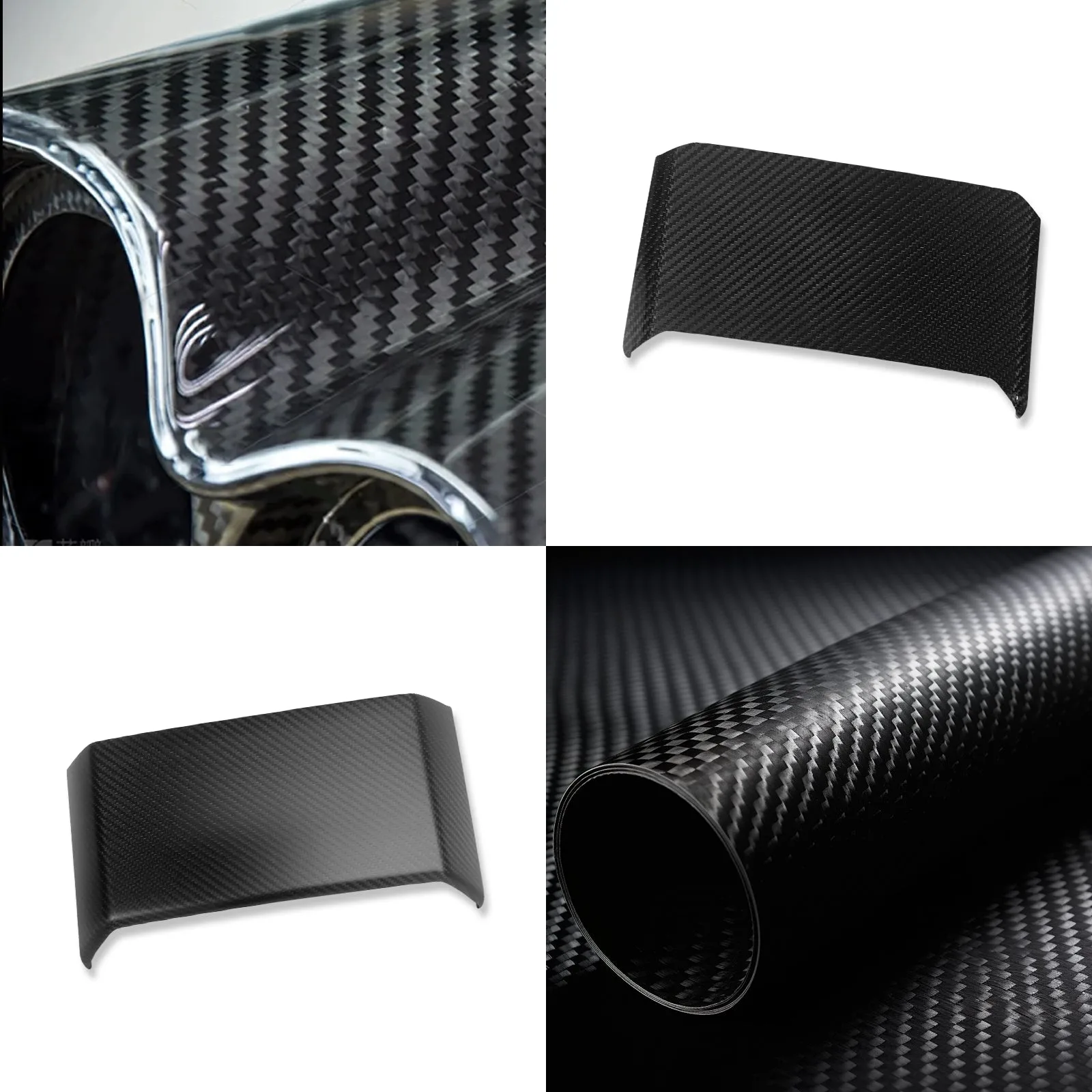 Tesla Cybertruck Accessories Cybertruck Real Carbon Fiber Backseat Top Ven Cover Aapexgear®