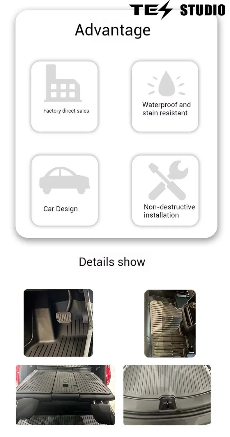 Tesla Model Y Juniper TPE Mats Model Y Juniper Floor Mats Model Y Juniper Interior Accessories Aapexgear®