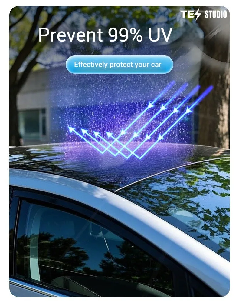 Tesla Model Y Juniper Crystal Mesh Sunshade  Model Y Juniper Sunshade Roof Shade Interior Accessories Aapexgear®