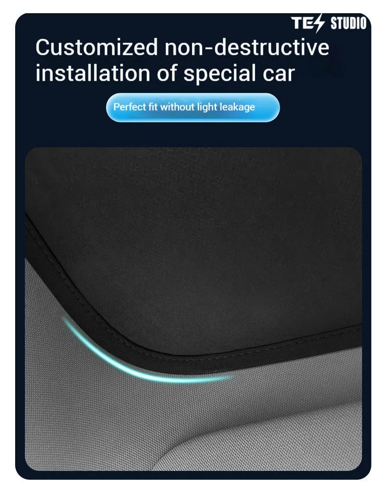 Tesla Model Y Juniper Crystal Mesh Sunshade  Model Y Juniper Sunshade Roof Shade Interior Accessories Aapexgear®
