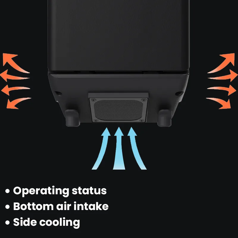 4L Mini Fridge Bottom ventilation image