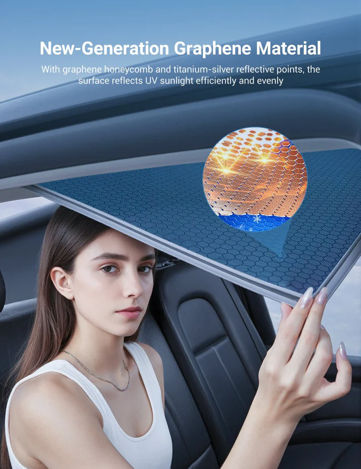 Front Windshield Sunshade for Model 3 / Model Y