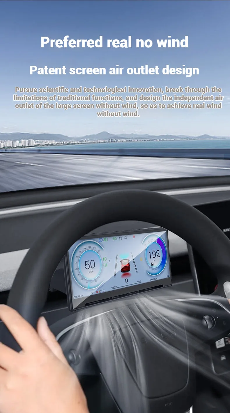 Tesla Accessories Model 3 Highland Dashboard Screen Tesla Model 3 Highland Interior Accessories CarPlay Screen Aapexgear®
