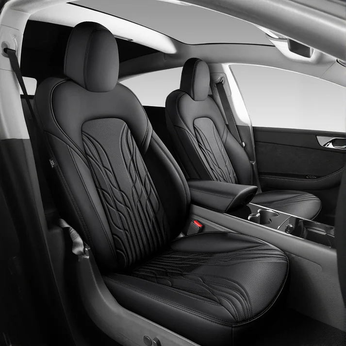 Nappa Leather Seat Covers for Model 3 Highland & Model Y Juniper