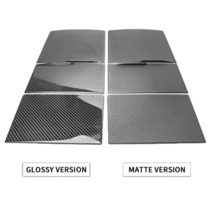 CarbonFiberInteriorUpgradeKitfor2024_TeslaModel3_2025.03_ModelYJuniper_Gen2Full-Coverage-GlossyorMatteFinish