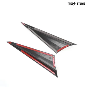 CybertruckAccessoriesA-PillarTriangleProtectiveTrimCoversTesstudio_CarbonFiberPatternABS_5