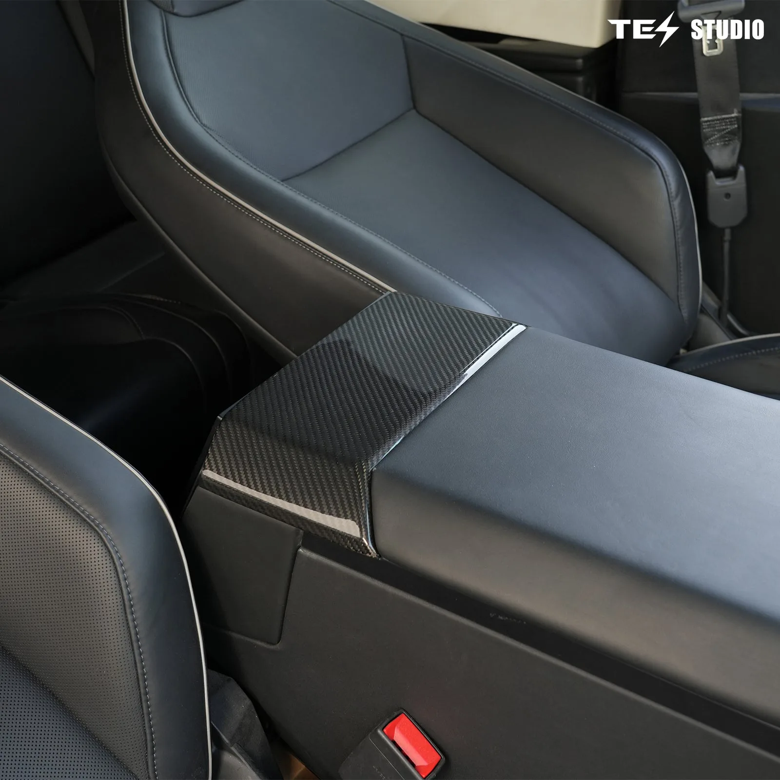 Tesla Cybertruck Accessories Cybertruck Real Carbon Fiber Backseat Top Ven Cover Aapexgear®