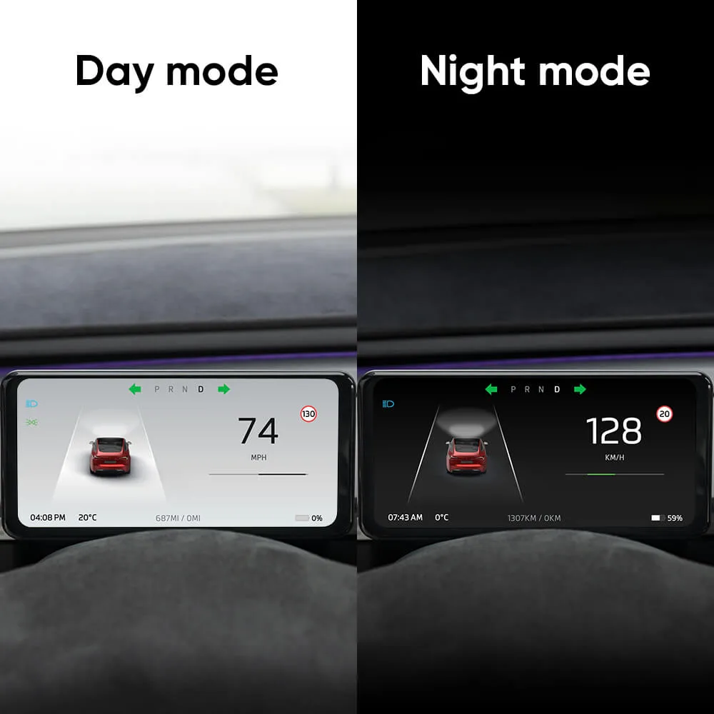 Aapexgear Tesla Model 3/Y/3 Highland F63 Dashboard Display with Carplay