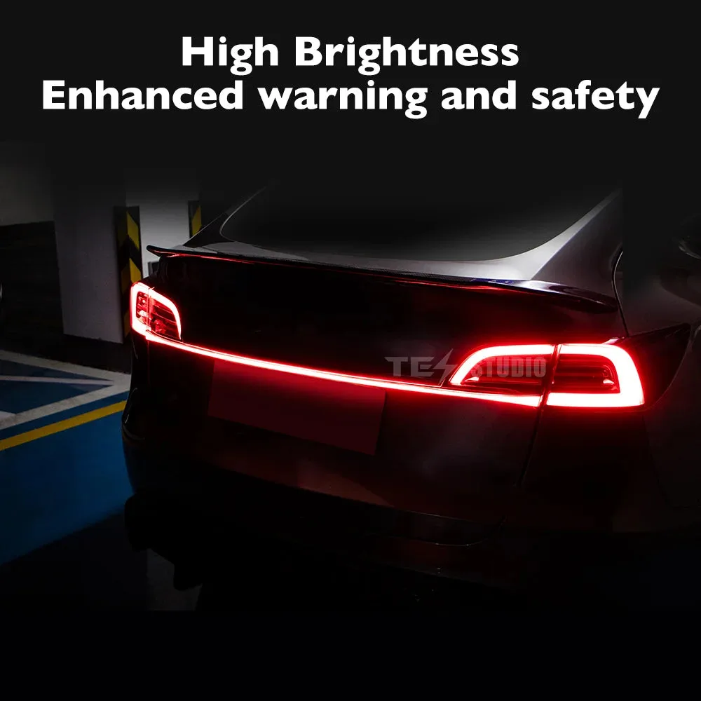 Aapexgear Knight Rider Full-Width Strip Tail Light - Night View