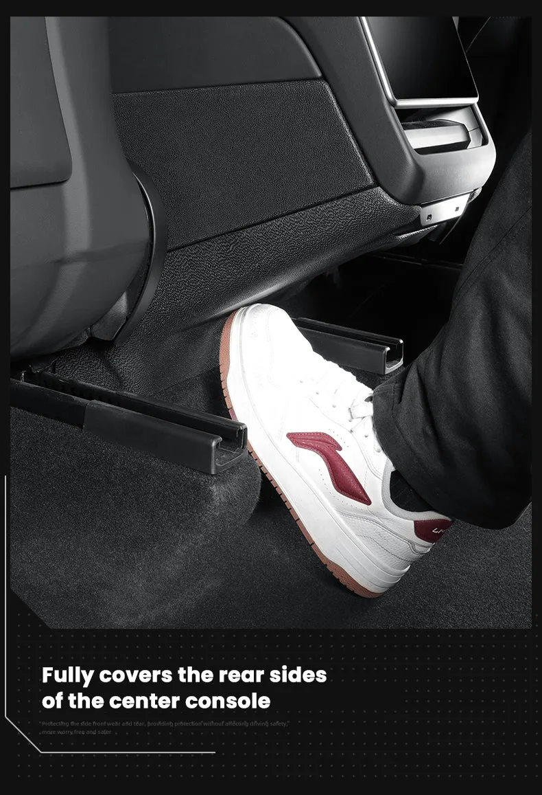 Tesla Model Y Juniper Rear Anti-kick Lower Pad Air Vent Guard Pedal Center Console Panel Protector Aapexgear® 5Pcs