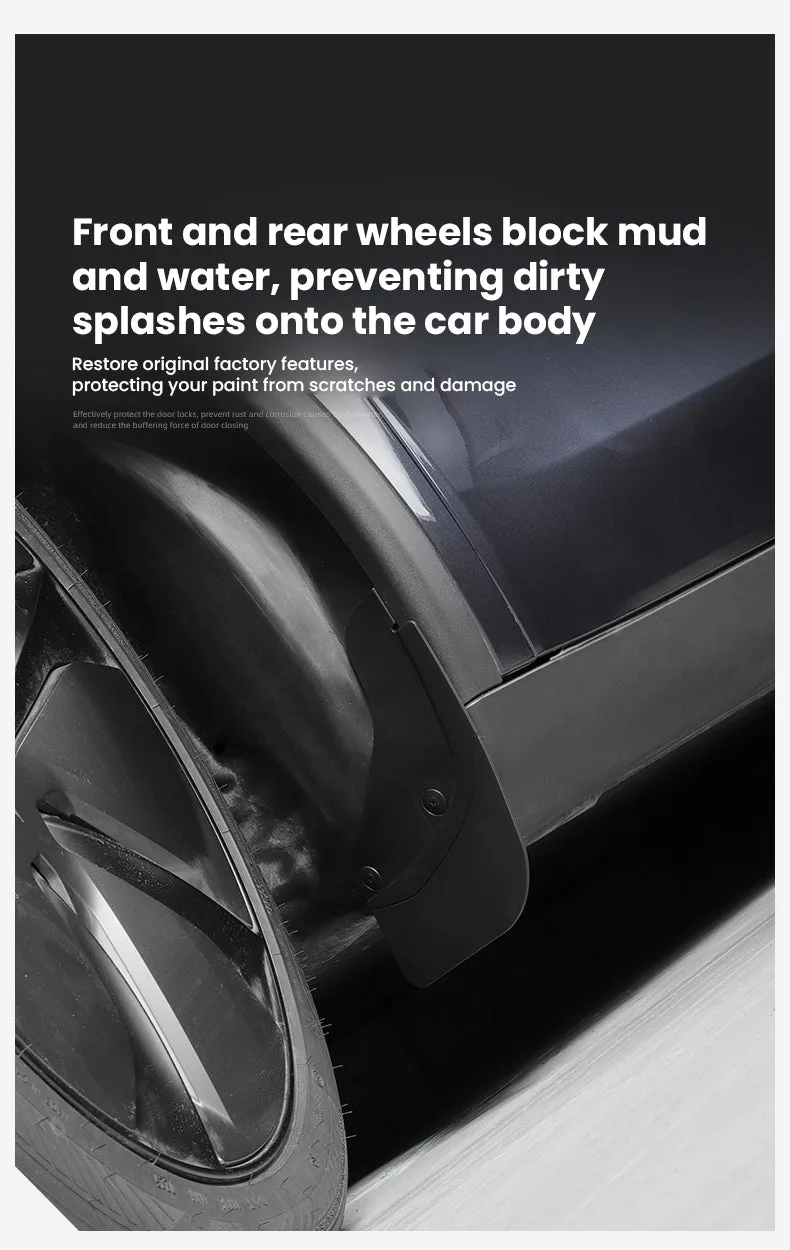 Tesla Model Y Juniper Mudflaps Mud Flaps Splash Guards Aapexgear®