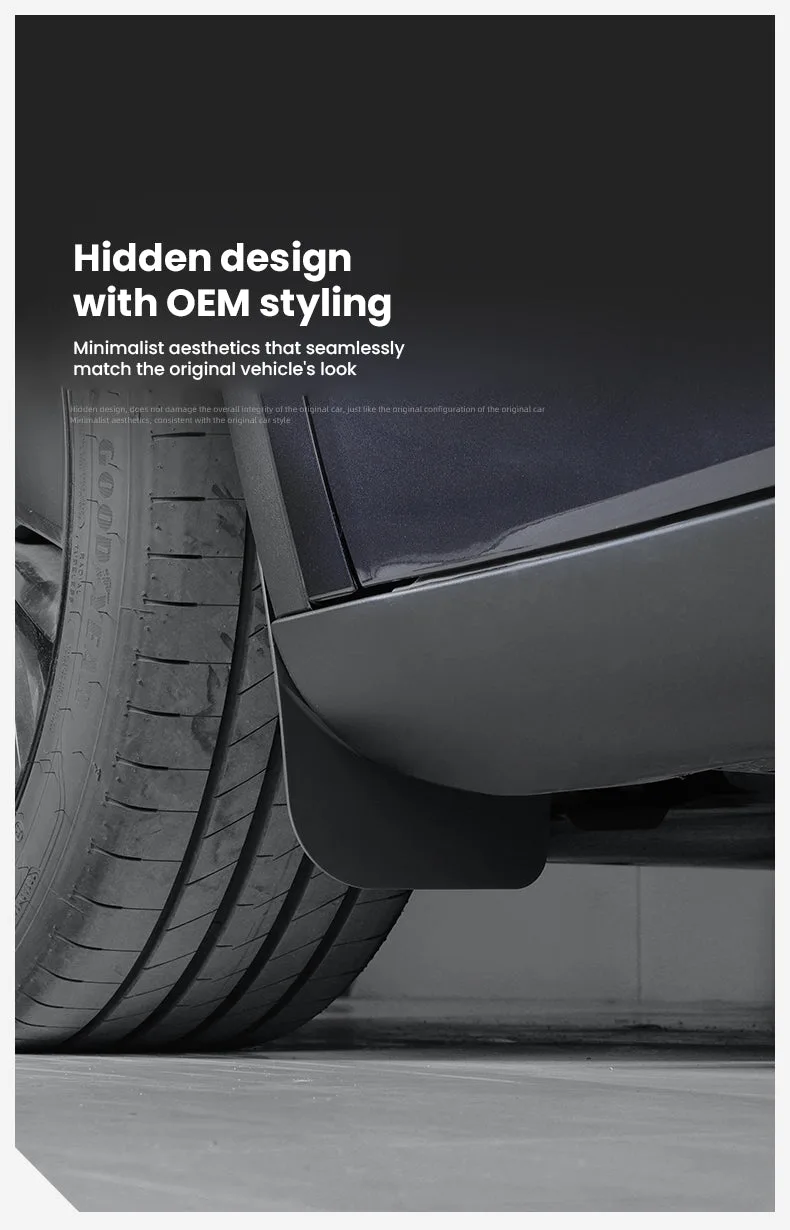 Tesla Model Y Juniper Mudflaps Mud Flaps Splash Guards Aapexgear®