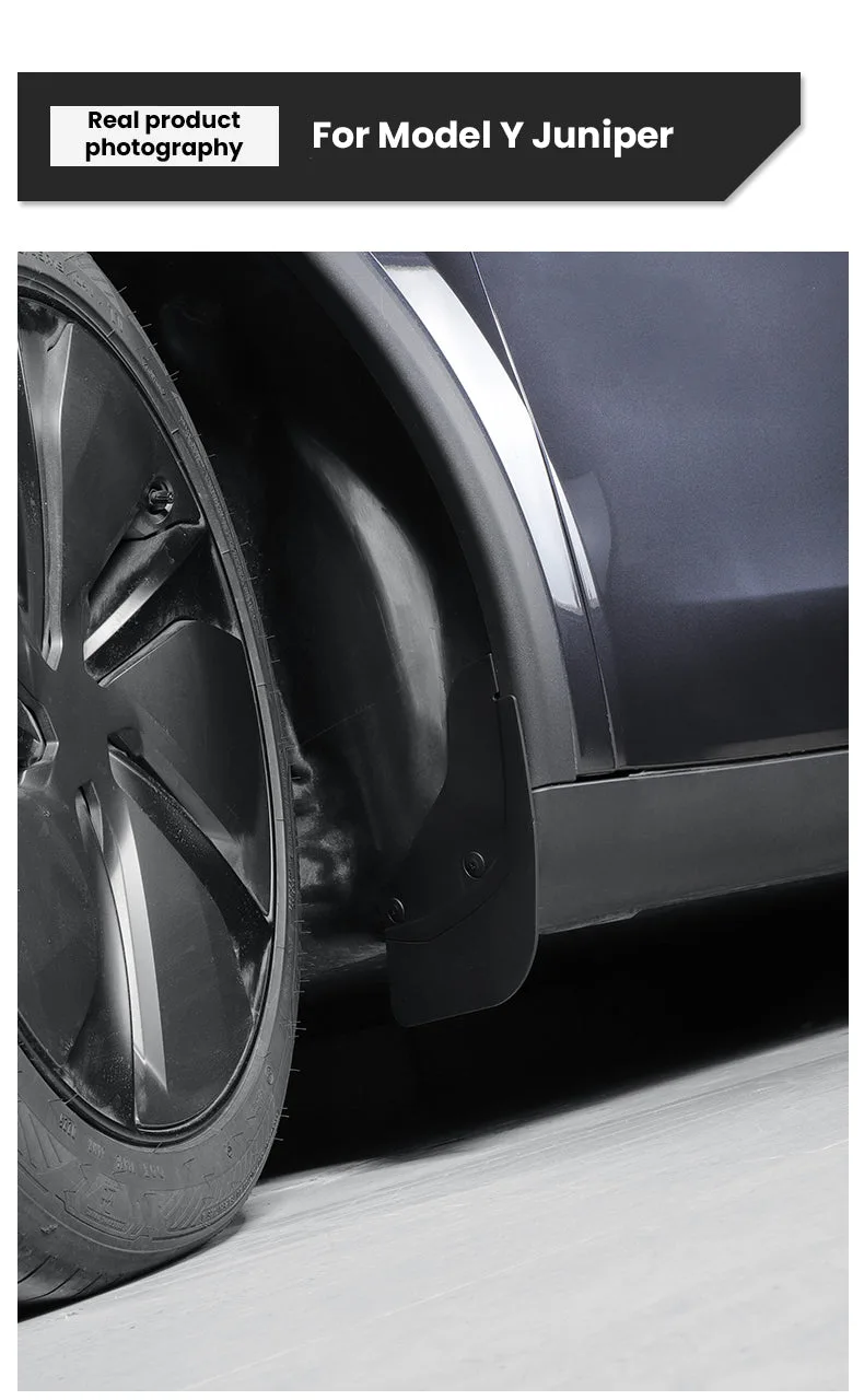 Tesla Model Y Juniper Mudflaps Mud Flaps Splash Guards Aapexgear®