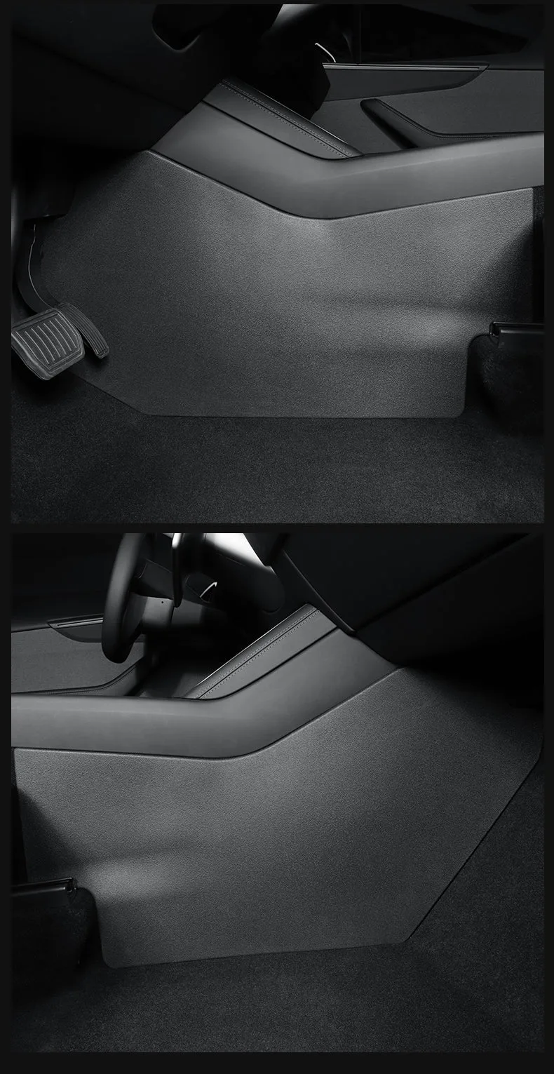 Tesla Model Y Juniper Rear Anti-kick Lower Pad Air Vent Guard Pedal Center Console Panel Protector Aapexgear® 5Pcs