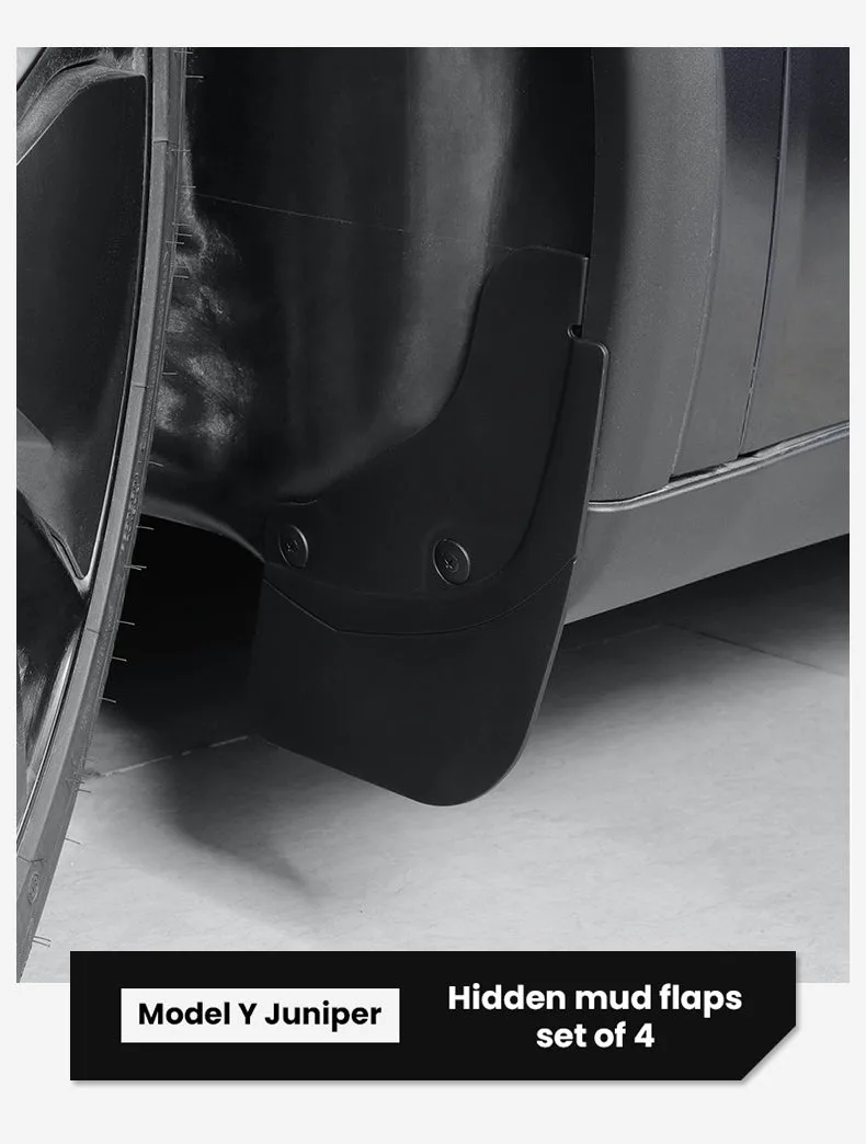 Tesla Model Y Juniper Mudflaps Mud Flaps Splash Guards Aapexgear®