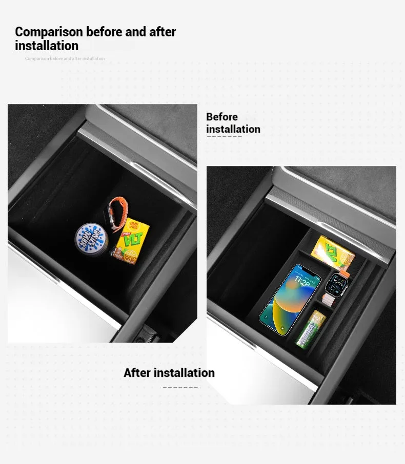 Tesla Model Y Juniper Center Console Organizer Tray Storage Tesla Interior Accessories Aapexgear®