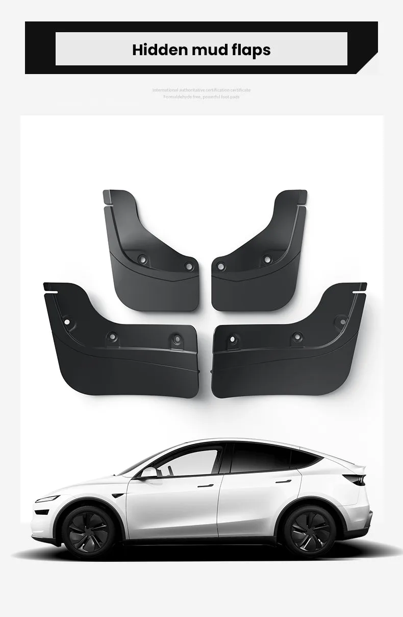 Tesla Model Y Juniper Mudflaps Mud Flaps Splash Guards Aapexgear®