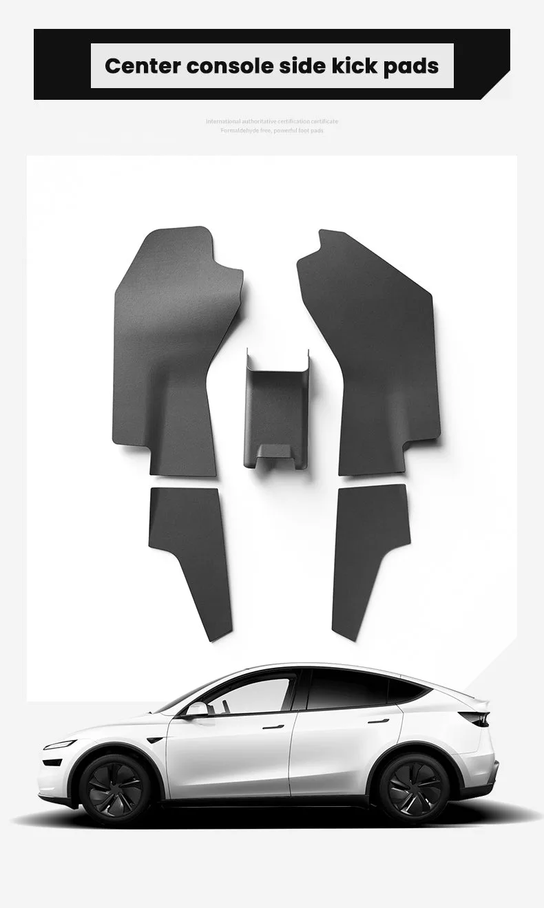 Tesla Model Y Juniper Rear Anti-kick Lower Pad Air Vent Guard Pedal Center Console Panel Protector Aapexgear® 5Pcs