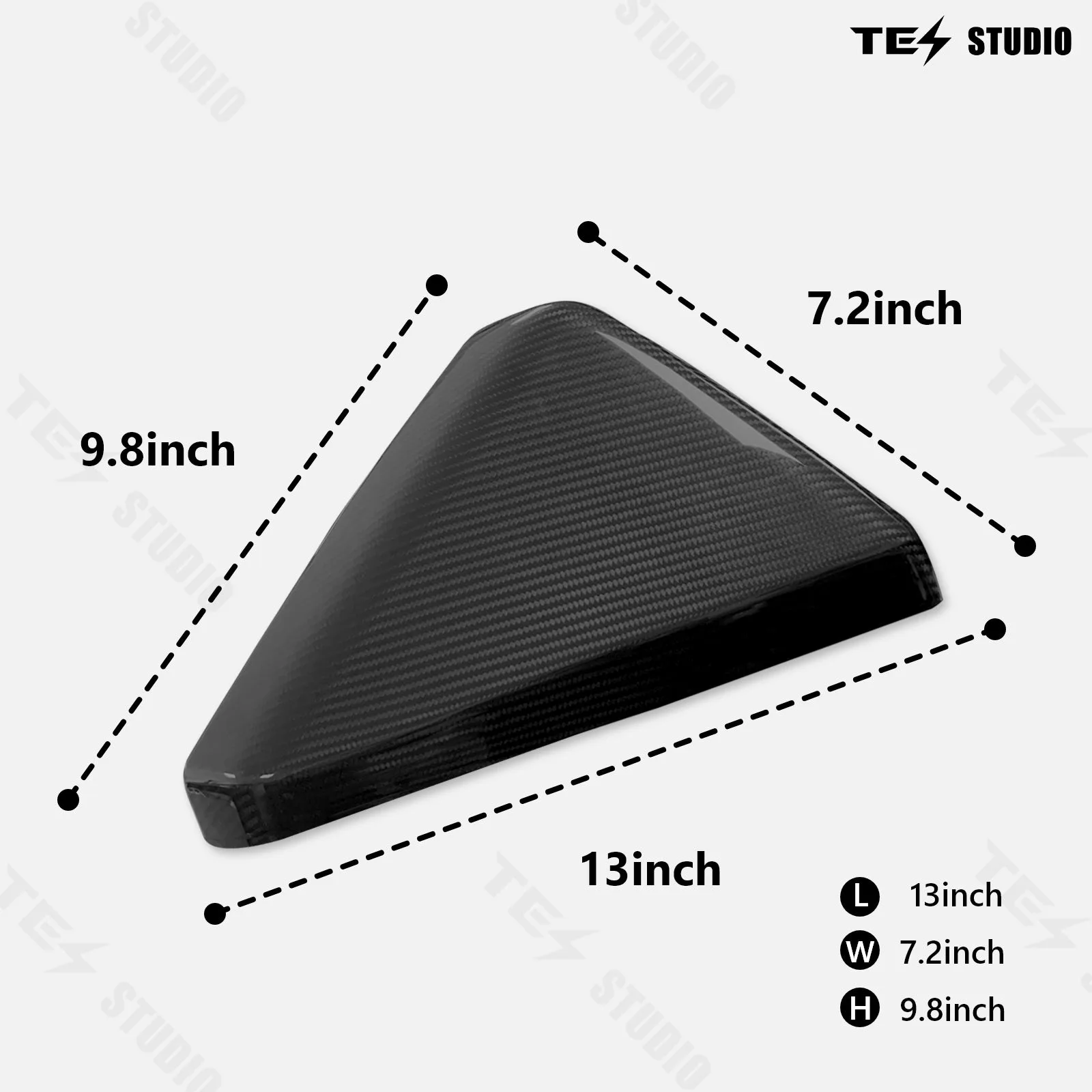 Real Carbon Fiber Side View Mirror Caps for Tesla Cybertruck Exterior Accessories 2PCS Left & Right  Aapexgear