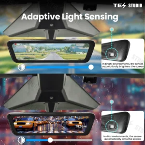 TeslaCybertruckStreamingRearviewMirrorS8FrontAndRearDualRecordingDigitalInteriorAccessoriesRearViewMirrorDashCamTesstudio_5-1