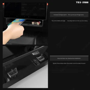 TeslaCybertruckUnderScreenStorageOrganizerStorageBoxesUnderCenterDisplayHiddenShelfTrayCybertruckUnderseatStorageBinTesstudio_3-1