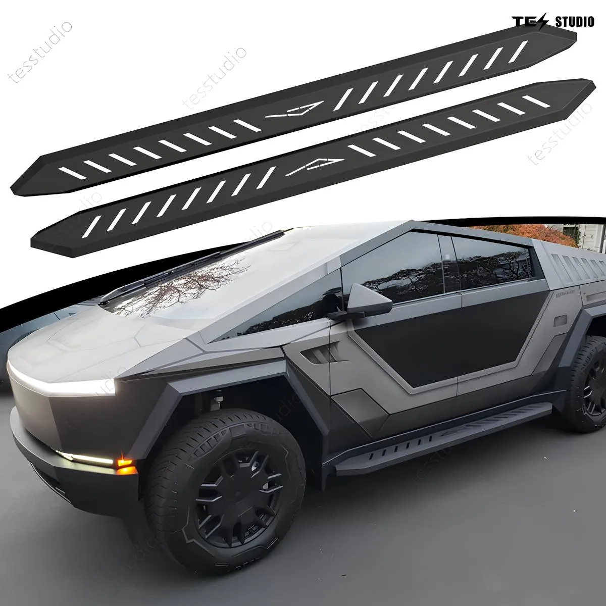 Tesla_Cybertruck_Accessories_Running_Boards_Side_Steps_Brackets_Nerf_Bars-1
