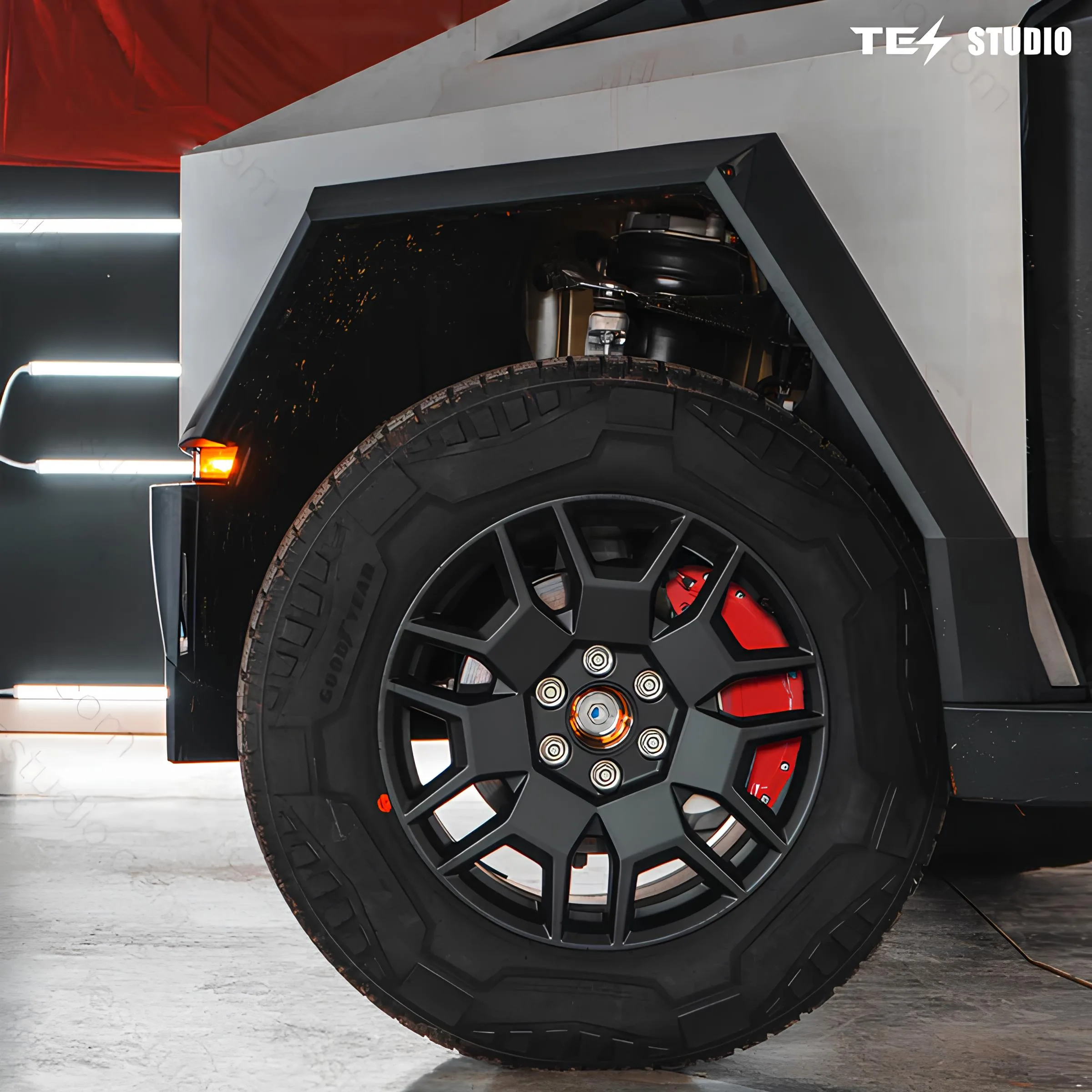 Tesla Cybertruck Brake Caliper Cover Red Yellow Cybertruck Wheel Caliper Covers Aapexgear®