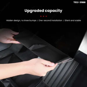 Tesla_Cybertruck_Interior_Accessories_Hideable_Under_Screen_Storage_Box_with_Center_Console_Organizer_Tray_Tesstudio_2