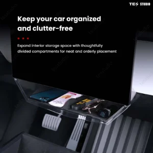 Tesla_Cybertruck_Interior_Accessories_Hideable_Under_Screen_Storage_Box_with_Center_Console_Organizer_Tray_Tesstudio_3