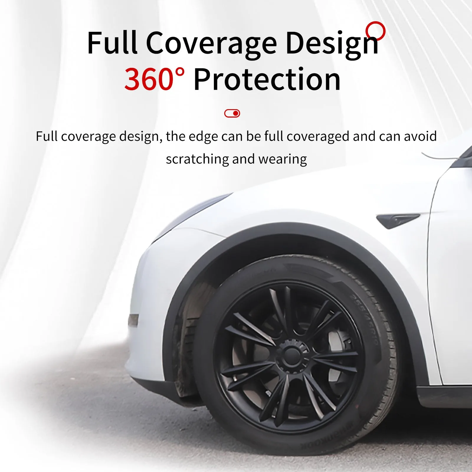 Tesla Model Y Hub Caps 19'' Sport Style Wheel Cover Tesla Tire Accessories Aapexgear®