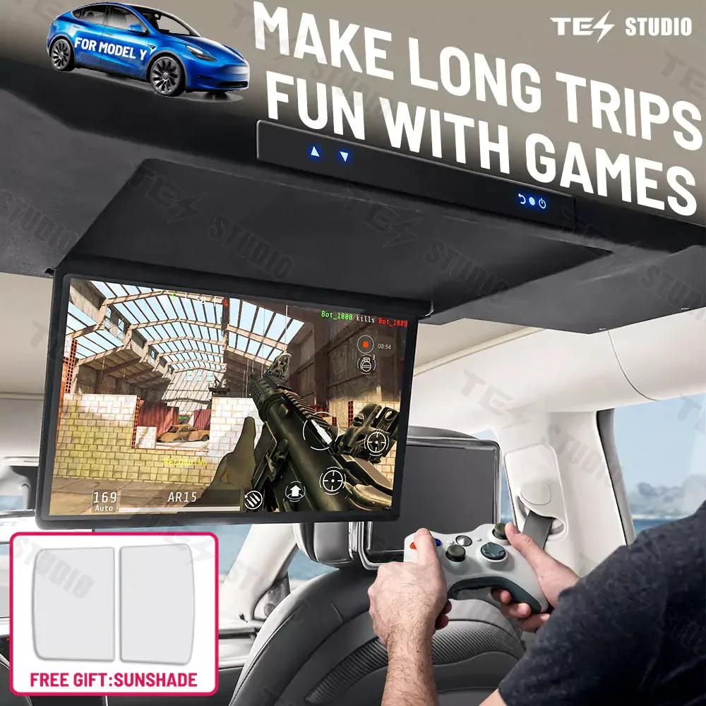 Tesstudio_18.5-Inch_Car_Roof_Mounted_TV_With_Wi-Fi_For_Model_Y_Y_Juniper-2