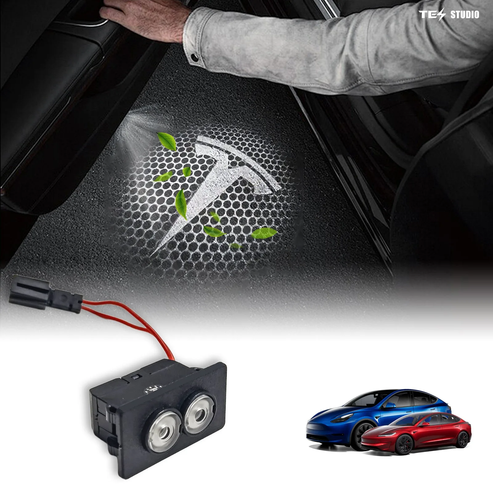 Tesstudio_3D_Dynamic_Projection_Lights_For_Tesla_Model_Y_Juniper_Model_3_Y_S_X_Welcome_Lights_Puddle_Lights-1
