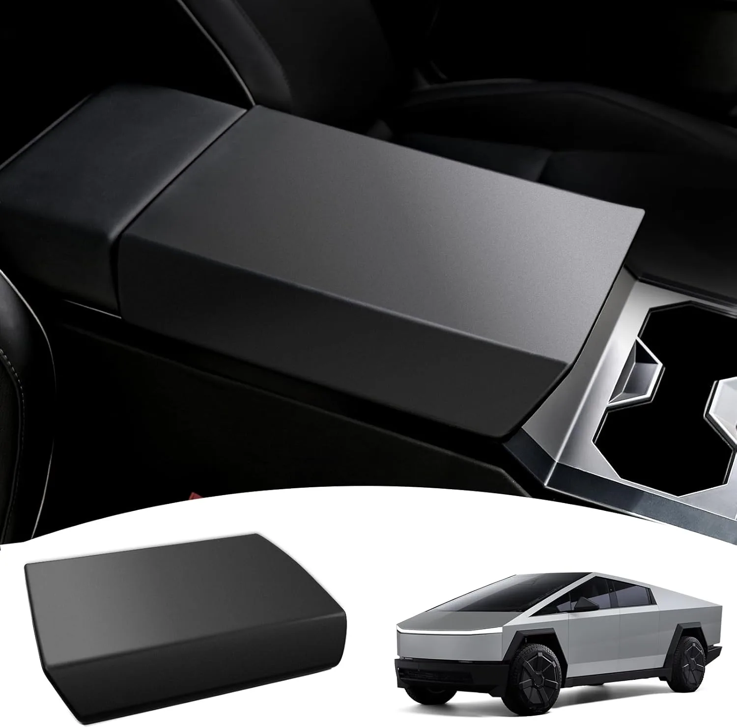 Tesstudio_Center_Console_Armrest_Cover_for_Tesla_Cybertruck_TPE_Scratch-Resistant_Protector