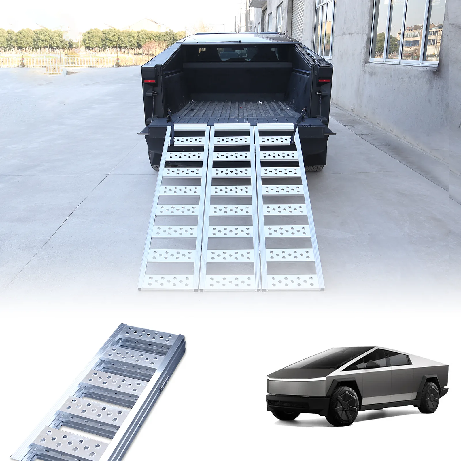 Tesstudio_Cybertruck_Loading_Ramps_Aluminum_Portable_Tri-Fold_Loading_Ramp_For_Tesla-1