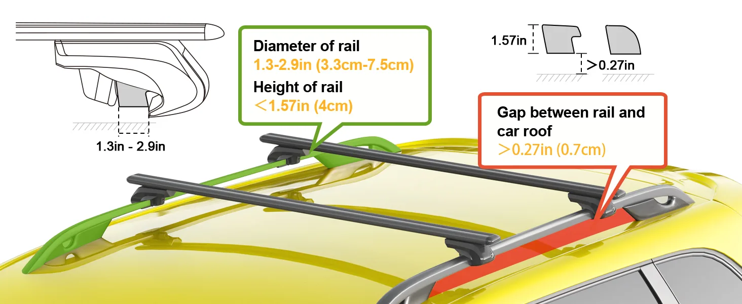 Roof Rack Cross Bars