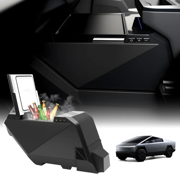 Cooler Fridge 18L Center Console Floor Refrigerator For Tesla Cybertruck
