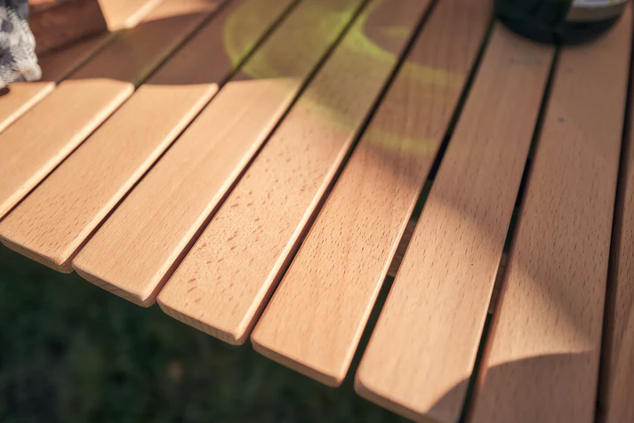 foldable solid wood outdoor camping table