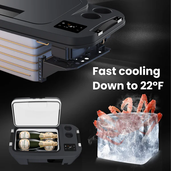 Tesla Model Y Front Trunk Built-in Refrigerator — Chill in Style, Wherever You Go