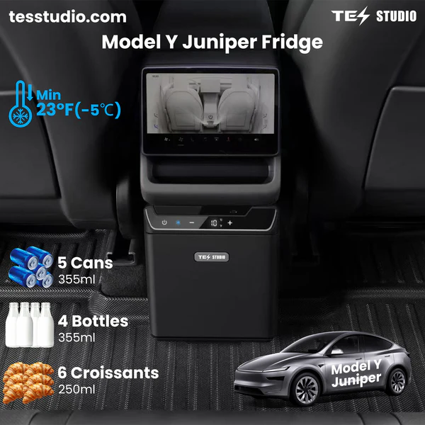 2026 4L Center Console Freezer For Tesla Model Y Juniper (2025.3+) Refrigerator