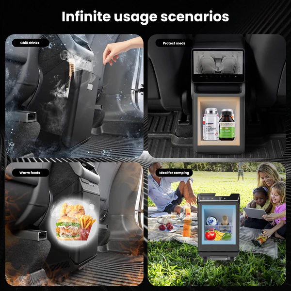2026 4L Center Console Freezer For Tesla Model Y Juniper (2025.3+) Refrigerator